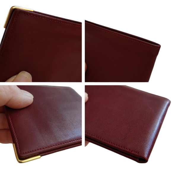 Vintage Givenchy Bordeaux Smooth Leather Bi-Fold Wallet - Picture 13 of 16